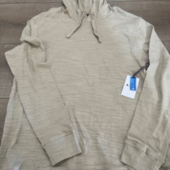 NEW Sperry Top Sider Hoodie Mens Size‎ Large Soft Touch Jersey Tan NWT - Picture 11 of 12